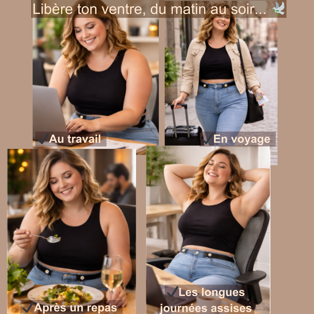 La ceinture qui s'adapte à vous!