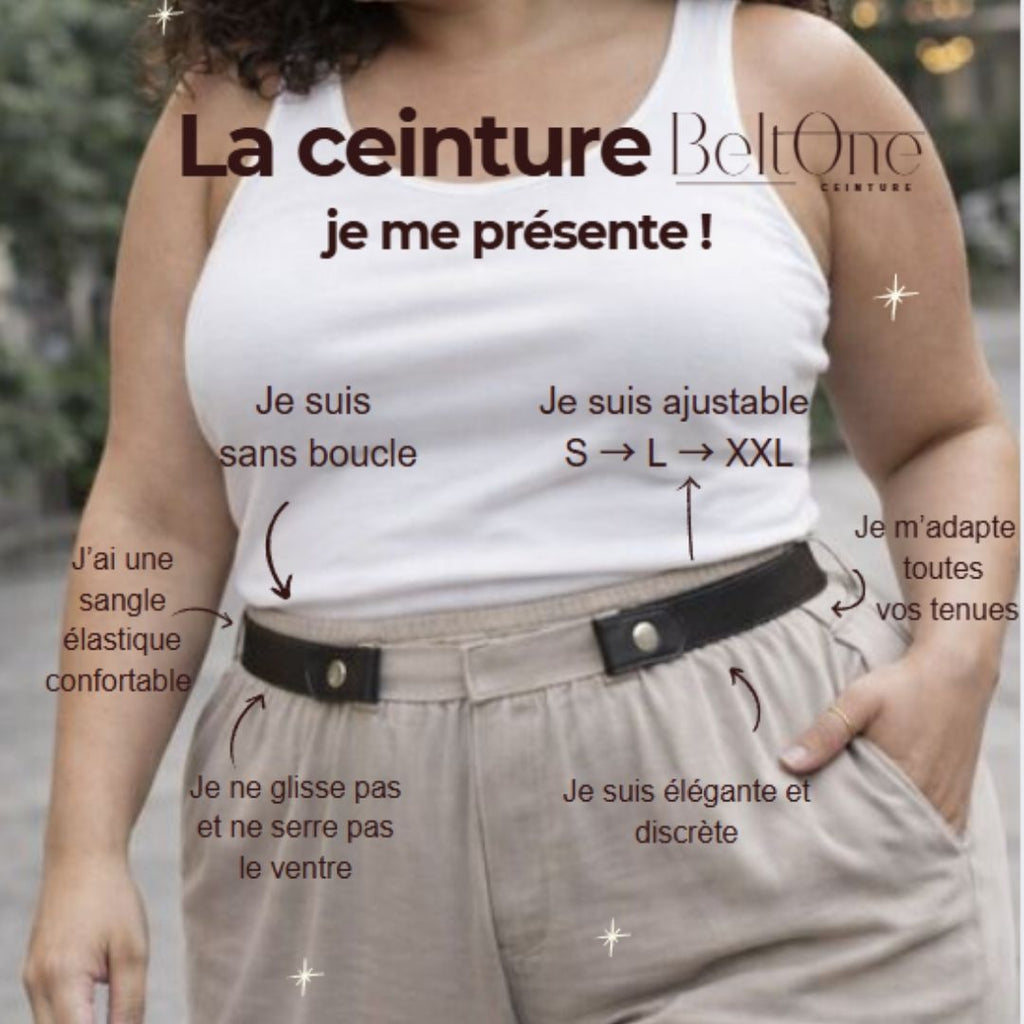 La ceinture qui s'adapte à vous!